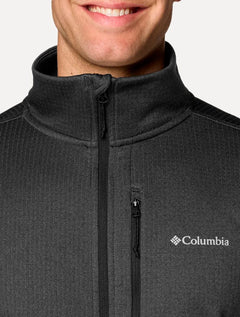 Jaqueta Columbia Masculina Fleece Park View Full Zip Chumbo