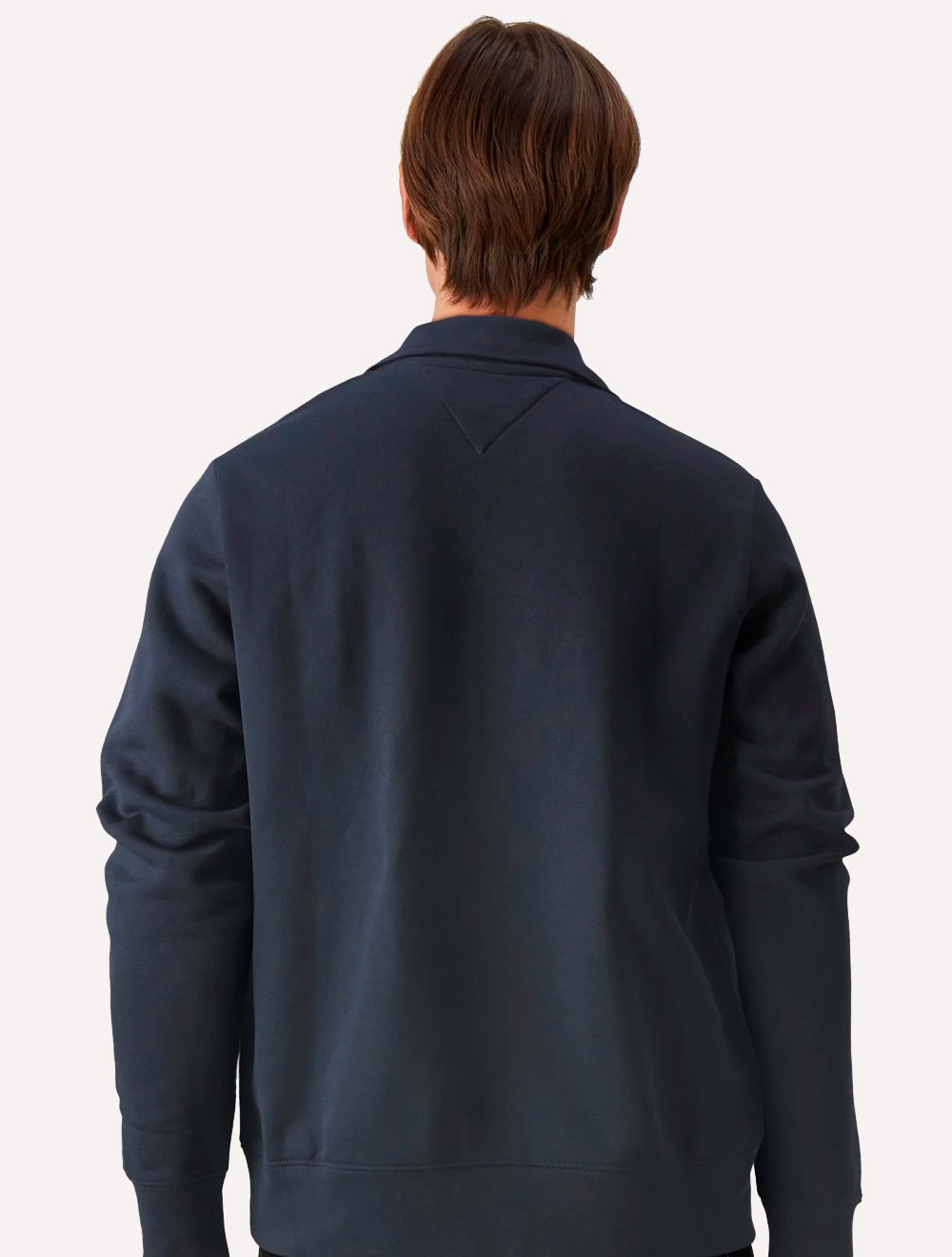 Moletom Tommy Hilfiger Masculino Track Graphic Half Zip Azul Marinho