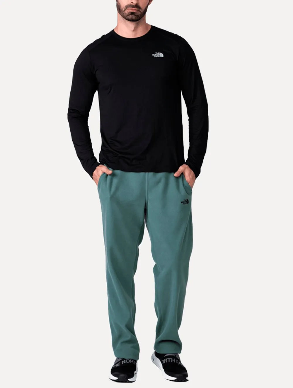 Camiseta The North Face Masculina Hyper Tee Manga Longa Preta