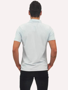 Polo Pacific Blue Masculina Basic Azul Claro