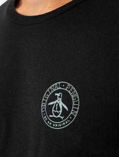 Camiseta Original Penguin Masculina Small Circle Logo Preta