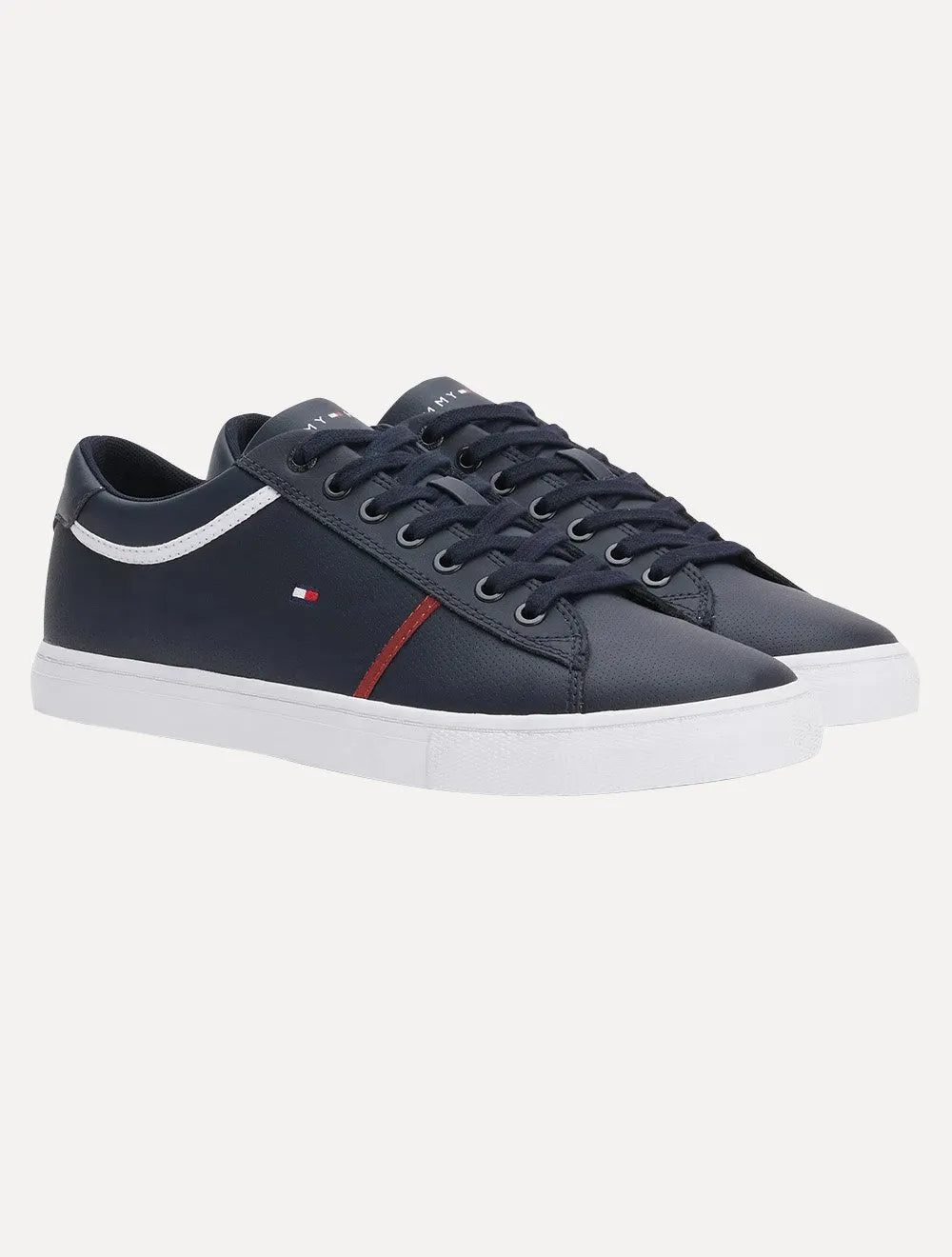 Tênis Tommy Hilfiger Masculino Jay 13A Iconic Leather Puched Azul Marinho