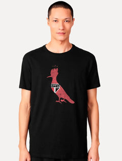 Camiseta Reserva Masculina Bust Woodpecker SPFC Preta