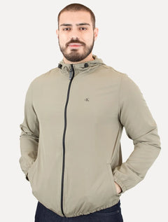 Jaqueta Calvin Klein Jeans Masculina CKJ Flex Cáqui Médio