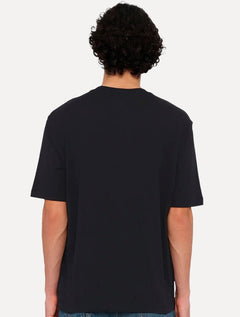 Camiseta Armani Exchange Masculina Regular Fit Small Logo Icon Azul Escuro