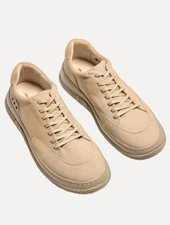 Tênis Osklen Masculino Couro Hybrid Laces Nobuck Monochromatic Cáqui