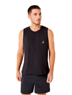Regata Nautica Masculina Orange Icon Preta