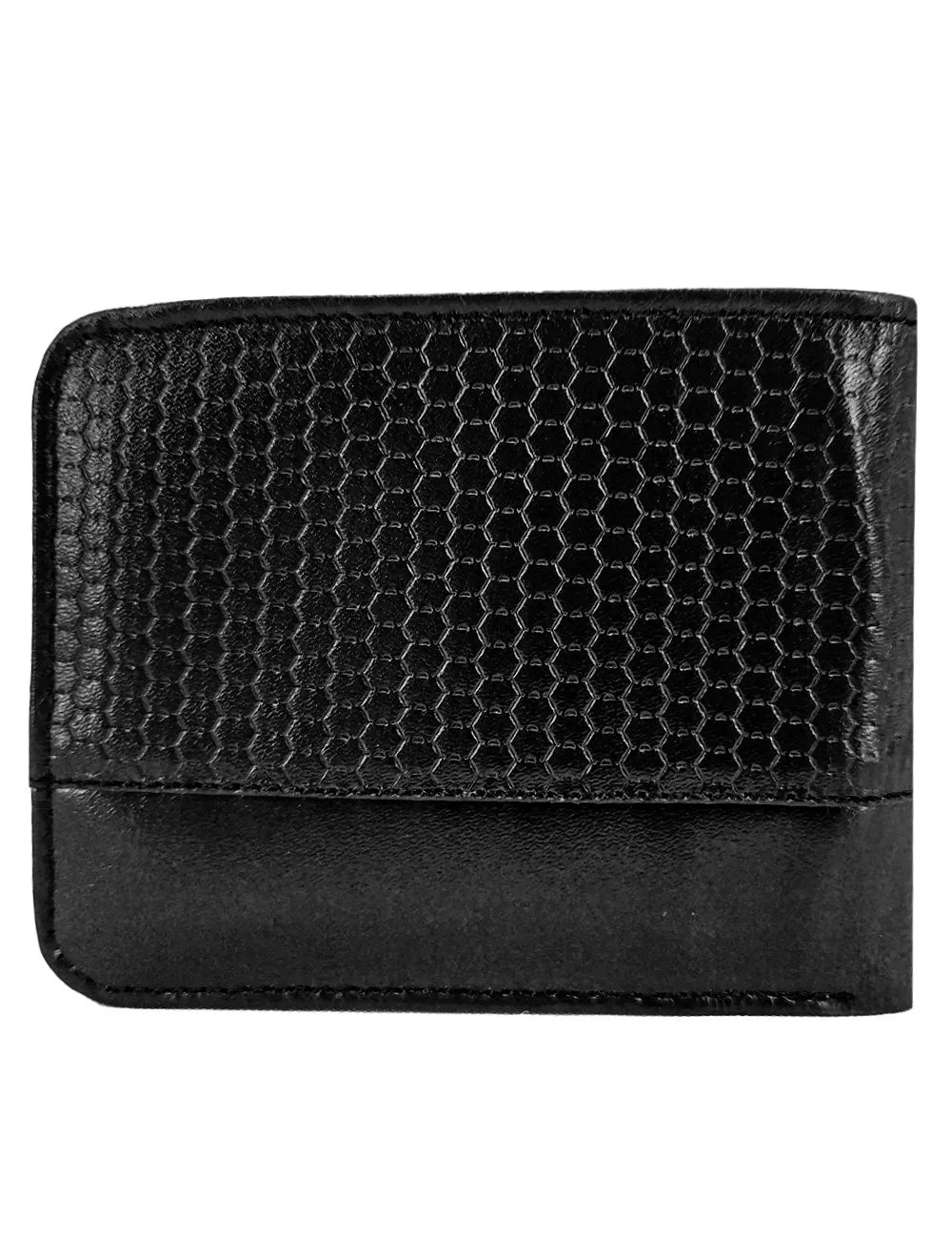 Carteira Nautica Masculina Couro Big Texture Logo Preta