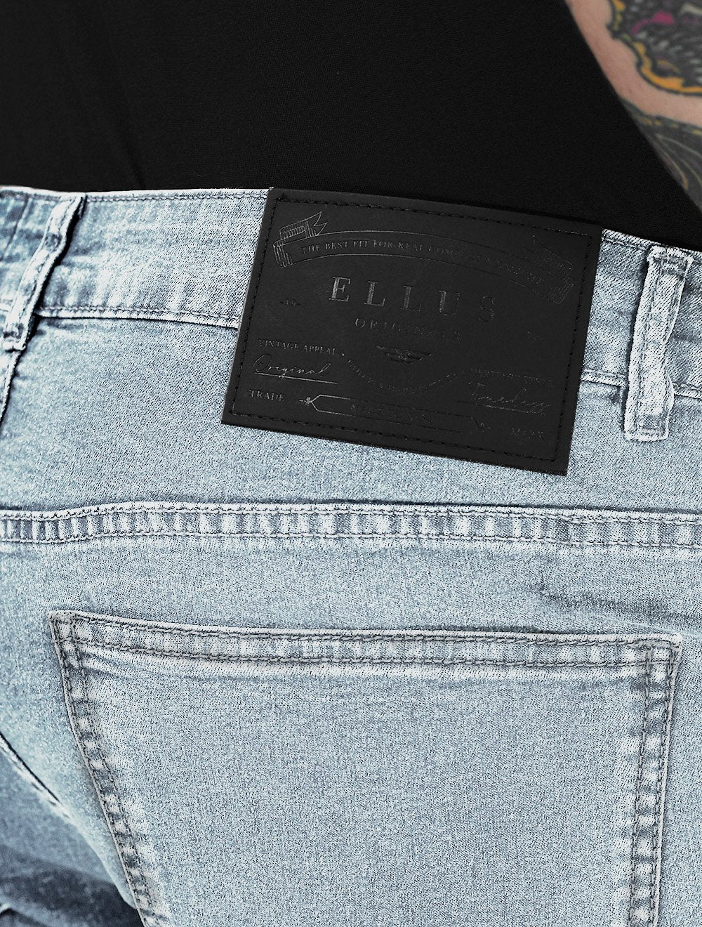 Calça Ellus Jeans Masculina Skinny First Blue 5 Pockets Azul Claro