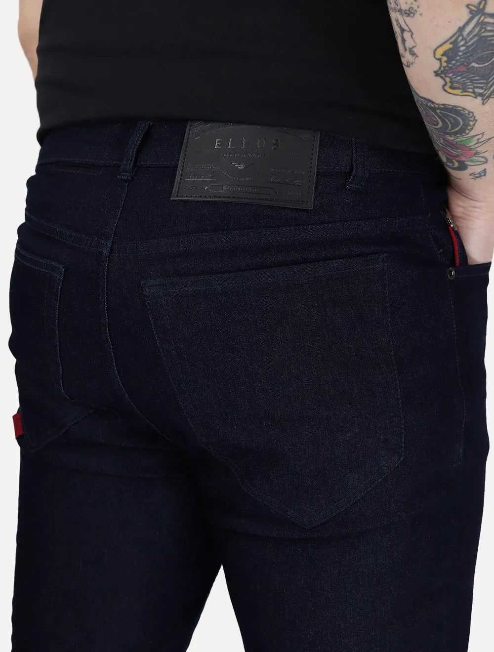 Calça Ellus Jeans Masculina Regular First Blue Zetex Azul Escuro