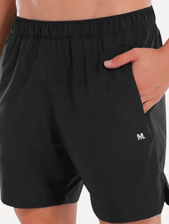 Short Mash Masculina Basico Recorte Fitness Preto