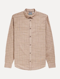 Camisa Reserva Masculina Flanela Xadrez Athletic Camp Cáqui