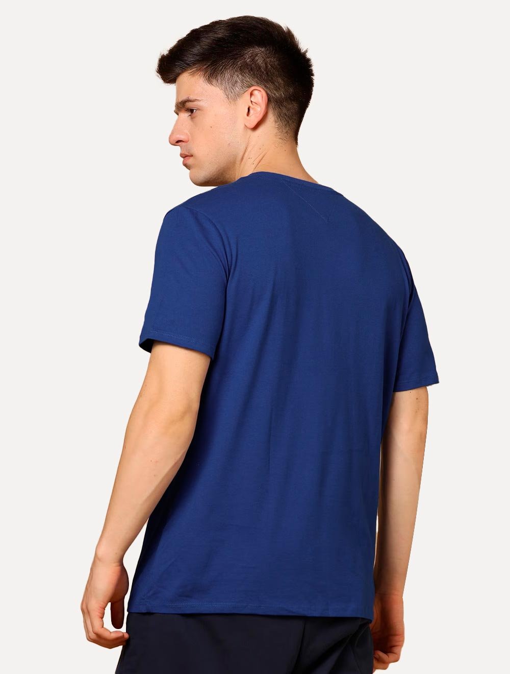 Camiseta Tommy Hilfiger Masculina Essential V-Neck Azul Royal