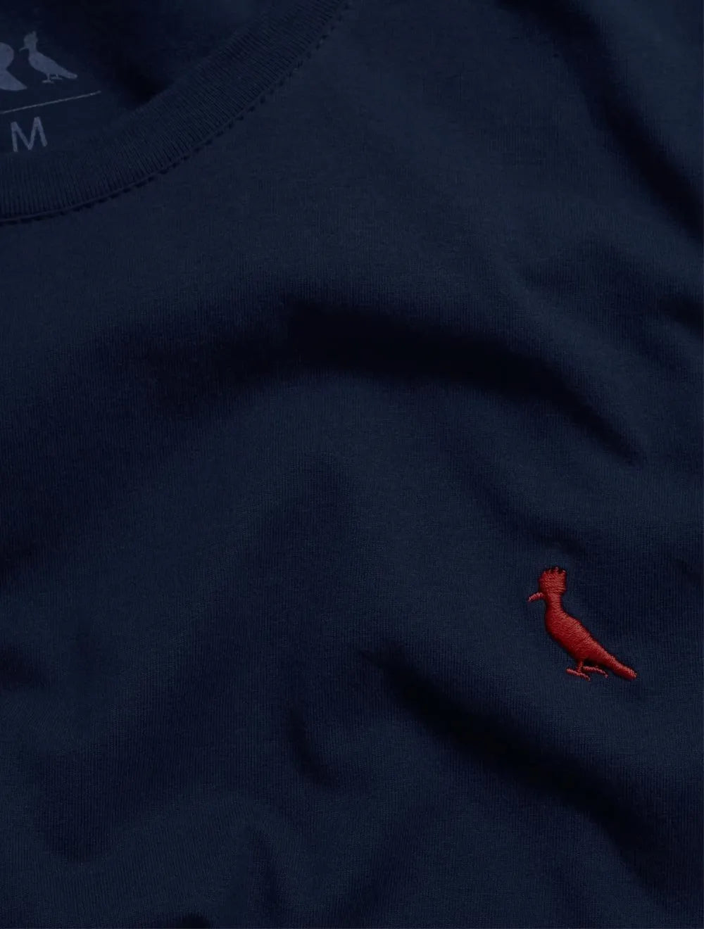 Camiseta Reserva Masculina Slim Algodão Peruano Azul Marinho