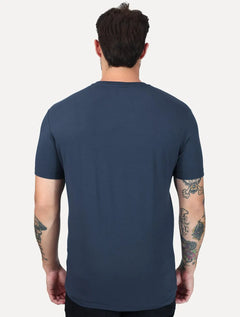 Camiseta K&J Black Premium Viscose Flex Azul Marinho