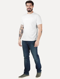 Camiseta Guess Masculina Los Angeles Embroidery Logo Branco