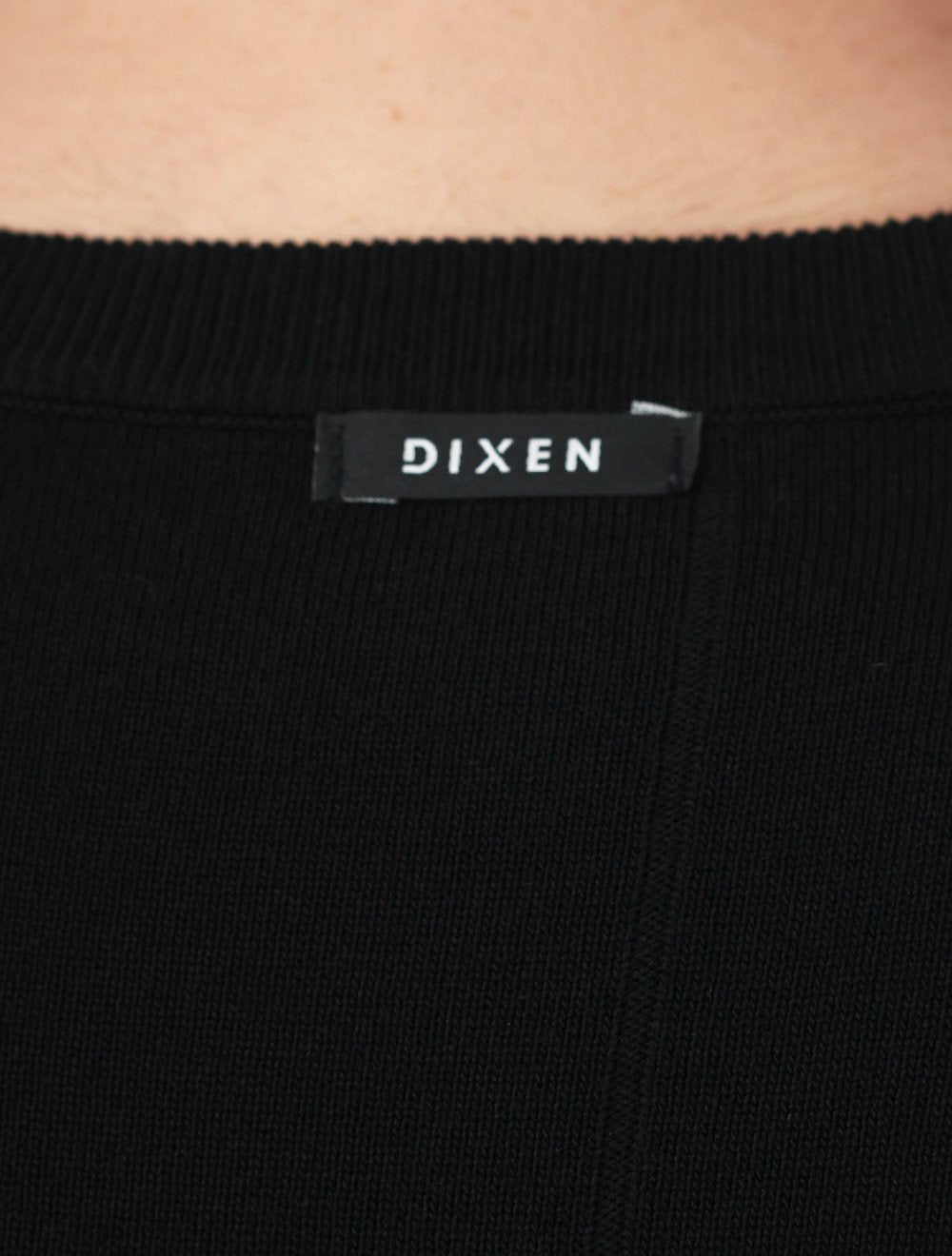 Camiseta Dixen Masculina Tricot Manga Curta Gola Careca Preta