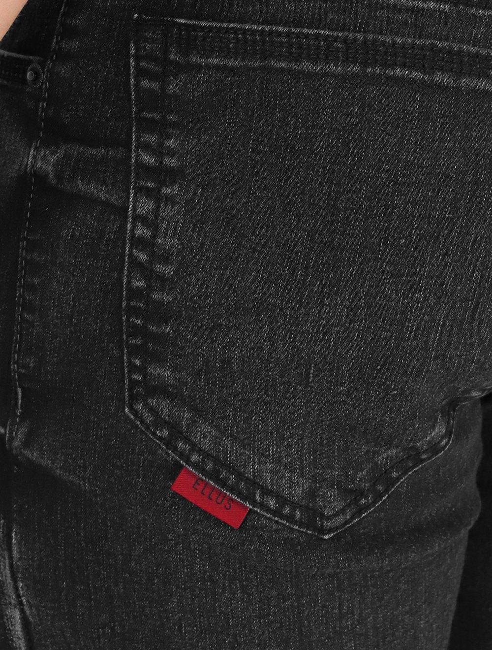 Calça Ellus Jeans Masculina Regular Sprouting Black Preta