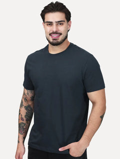 Camiseta Aramis Masculina Basica Mono Logo Surton Azul Marinho