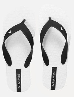 Chinelo Aramis Masculino ARM1139 Box Cabedal Logo Branco