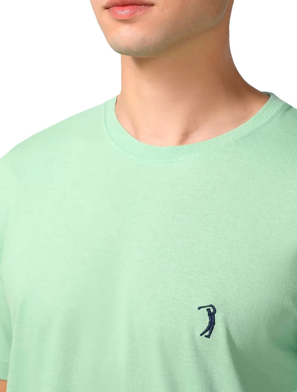 Camiseta Aleatory Masculina Navy Icon Pistache Verde Claro