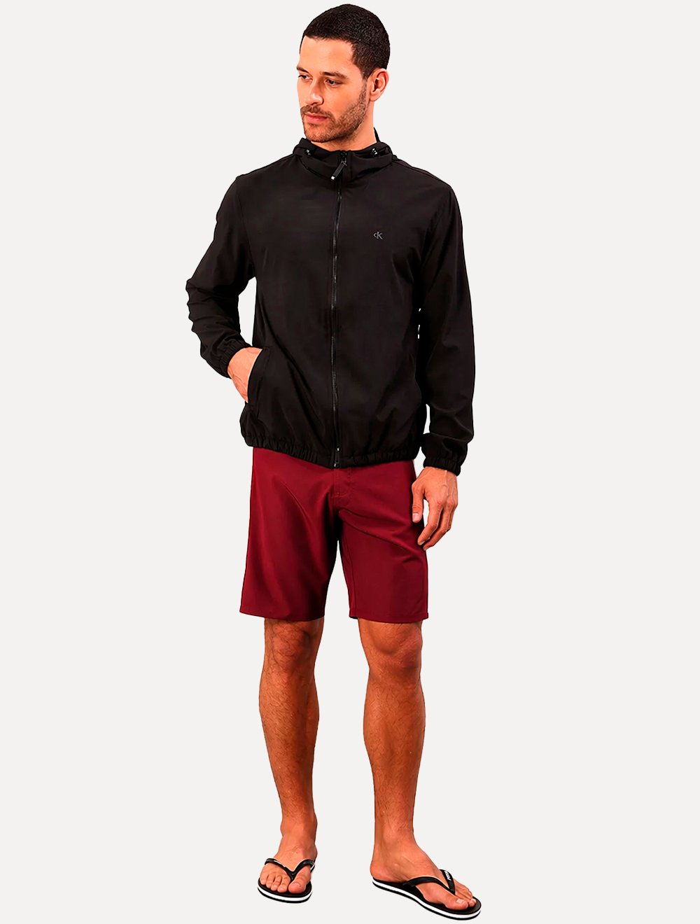 Jaqueta Calvin Klein Jeans Masculina CK Flex Preta