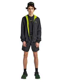 Jaqueta John John Masculina Gym Rocks Capuz Dupla Face Preta