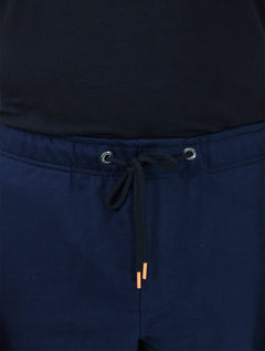 Bermuda King & Joe Masculina Moletom Comfort Logo Azul Marinho