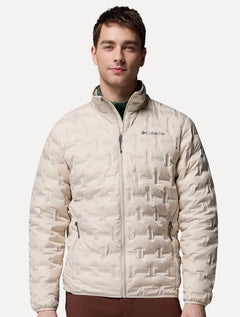 Jaqueta Columbia Masculina Delta Ridge II Down Sem Capuz Caqui Claro