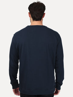Moletom John John Masculino New Basic Logo Rusty Azul Marinho