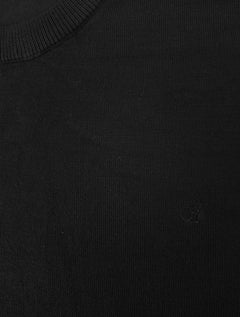 Suéter Calvin Klein Masculino Tricot Crewneck CK Logo Preto