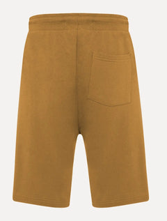 Bermuda John John Masculina Moletom New Basic Print Marrom Claro
