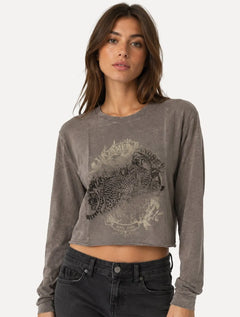 Camiseta John John Feminina Untamed Lands Marrom