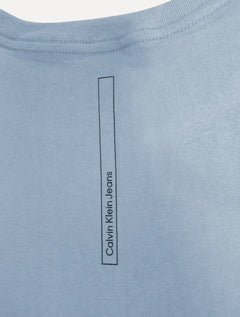 Camiseta Calvin Klein Jeans Masculina Self-Care Azul Claro