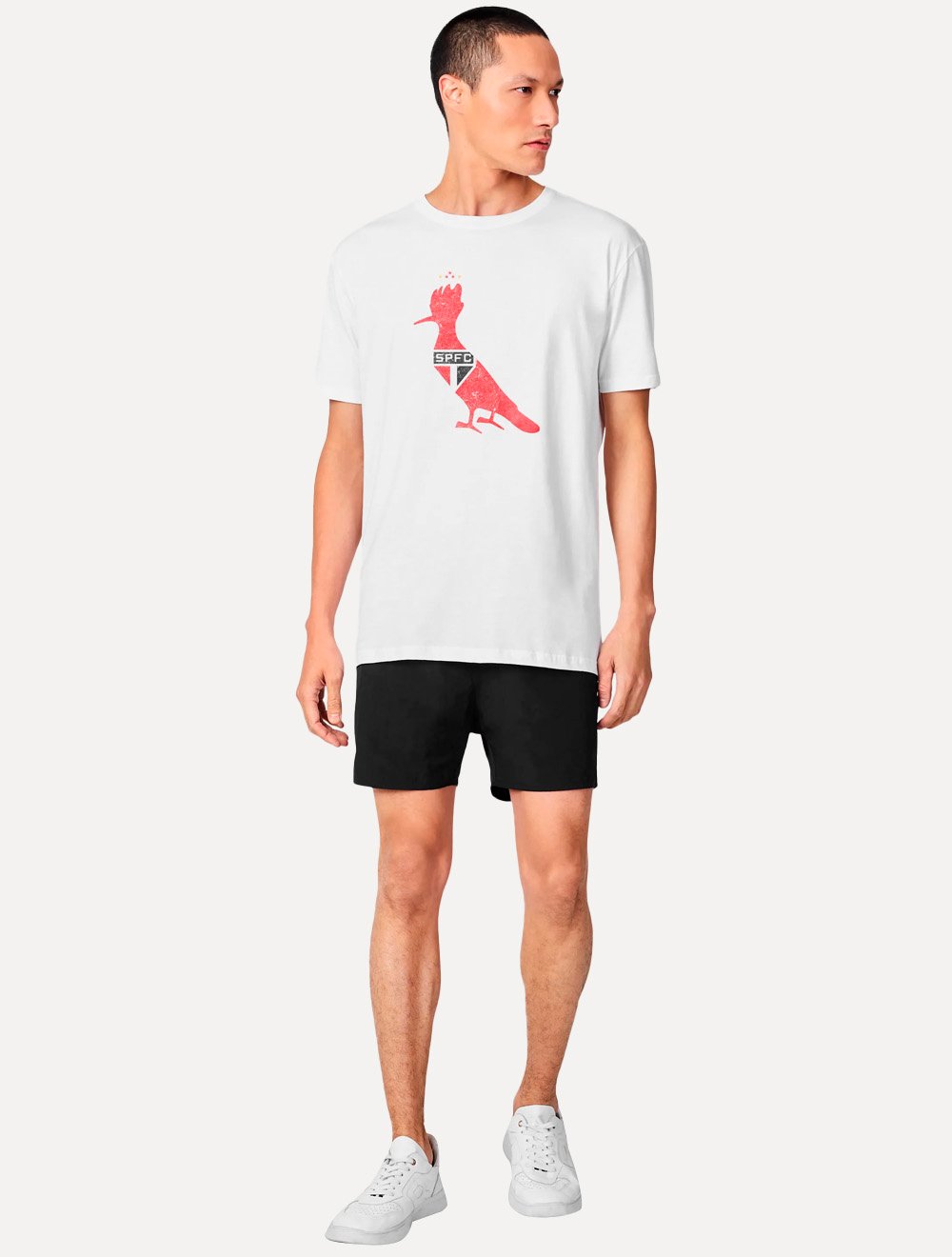 Camiseta Reserva Masculina Bust Woodpecker SPFC Branca