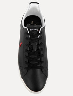 Tênis Reserva Masculino Couro Casual Pica-Pau Preto