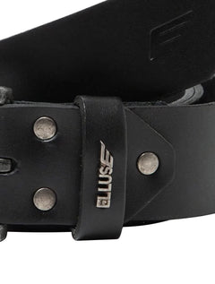 Cinto Ellus Masculino Couro Tygon Metal Preto