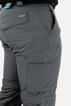 Calça Columbia Silver Ridge Convertible Grill Cinza Escuro