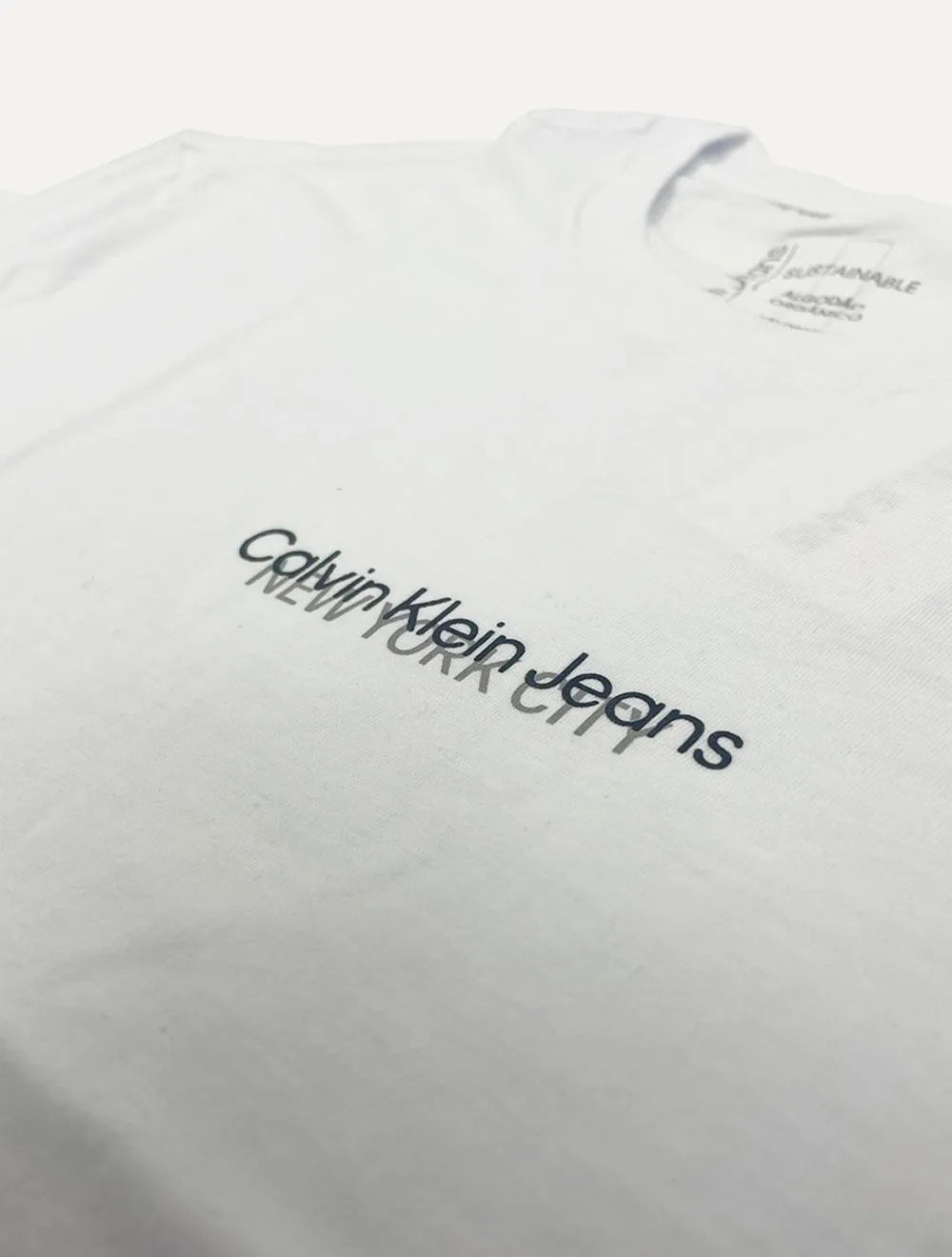 Camiseta Calvin Klein Jeans Masculina New York City Branca