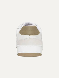 Tênis Calvin Klein Jeans Masculino Couro Sash Re Issue Logo Branco