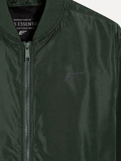 Jaqueta Ellus Masculina Nylon Light Bomber Pocket Verde Escuro