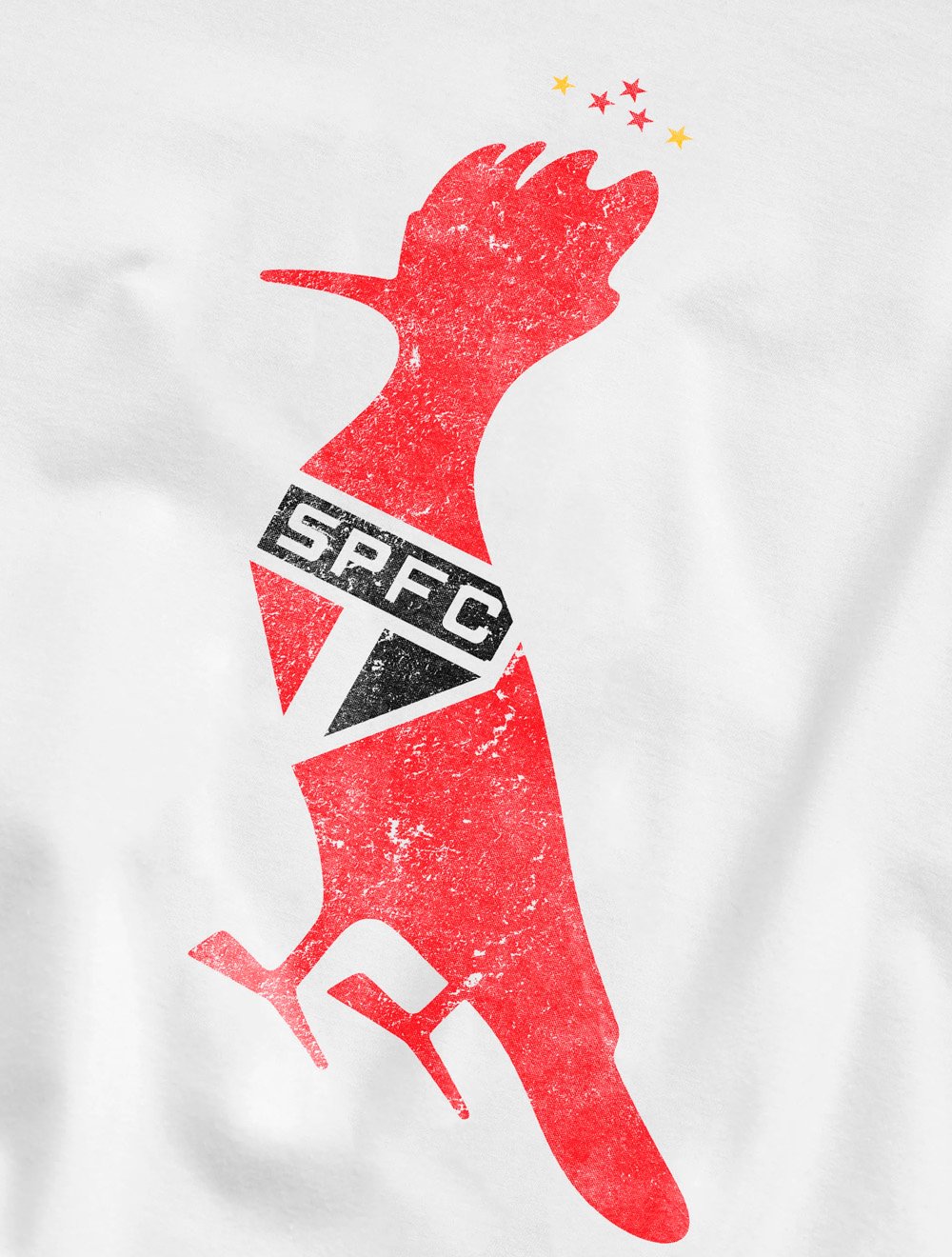Camiseta Reserva Masculina Bust Woodpecker SPFC Branca