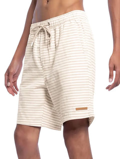 Bermuda Calvin Klein Jeans Sarja Cordão Tag Off-White