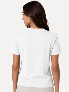 Camiseta Guess Feminina Los Angeles Embroidery Logo Branca