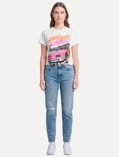 Camiseta John John Feminina Speedy Queen Babe Ride Off White