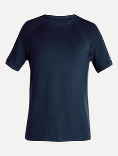 Camiseta Mash Masculina Raglan Microfibra Azul Marinho