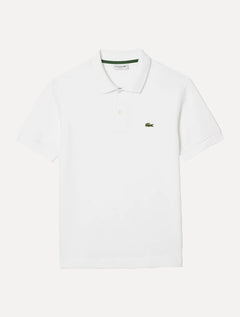 Polo Lacoste Masculina Classic Fit Piquet L.12.21 Heavy Cotton Branca