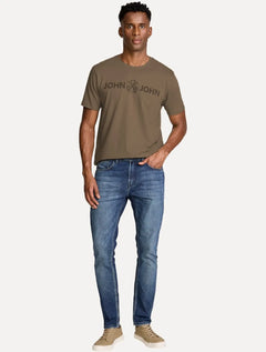 Camiseta John John Masculina Fit Basic Marrom