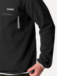 Blusa Columbia Masculina Helvetia II Half Snap Fleece Preta