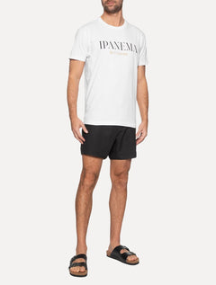 Camiseta Osklen Masculina Regular Vintage Ipanema Serif Branca
